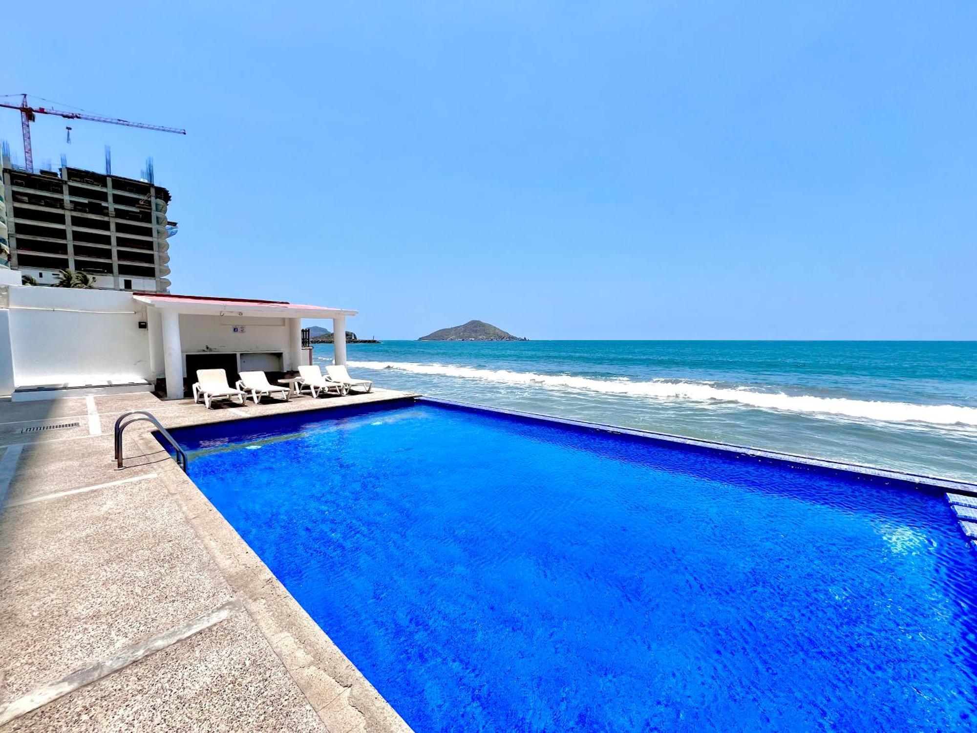 Apartamento Marina Del Sol 402 Vista Al Mar Mazatlán Exterior foto